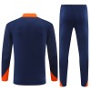 Pays-Bas Sweat d'Entraînement Quarter-Zip 2024-25 Marine Pour Homme